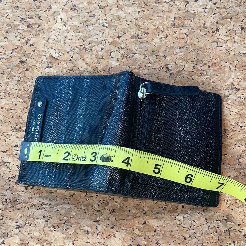 Kate Spade Black mini Wallet EUC - Picture 10 of 10